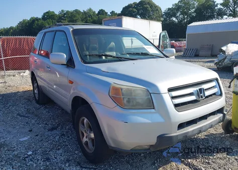 2007 Honda Pilot Ex-L from USA, damaged, VIN 5FNYF28787B042085